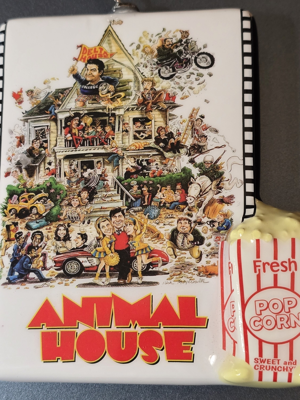 National Lampoon's Animal House Movie Poster Christmas Prnament 3D-style Popcorn